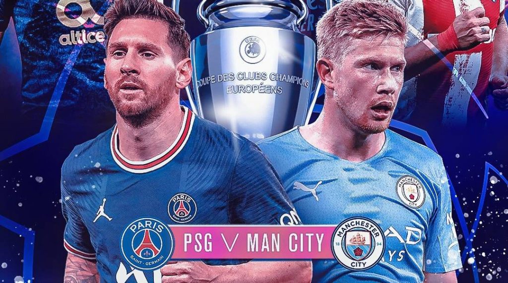 Trận đấu giữa Manchester City vs PSG